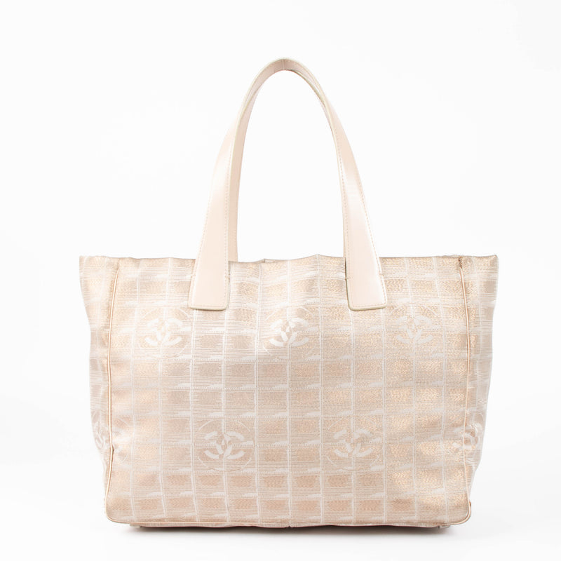 Chanel Pink CC Travel Line Tote Bag