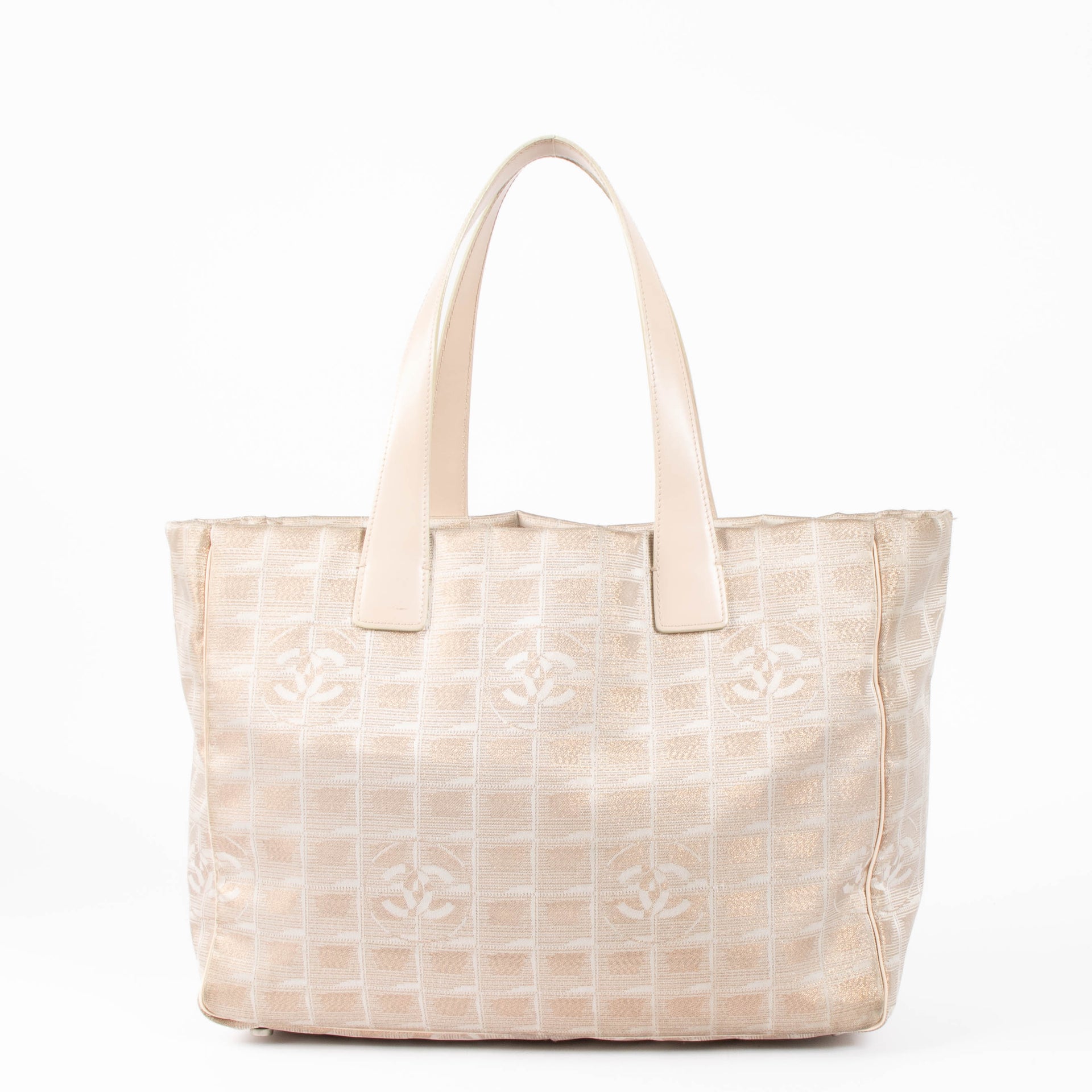 Chanel Pink CC Travel Line Tote Bag