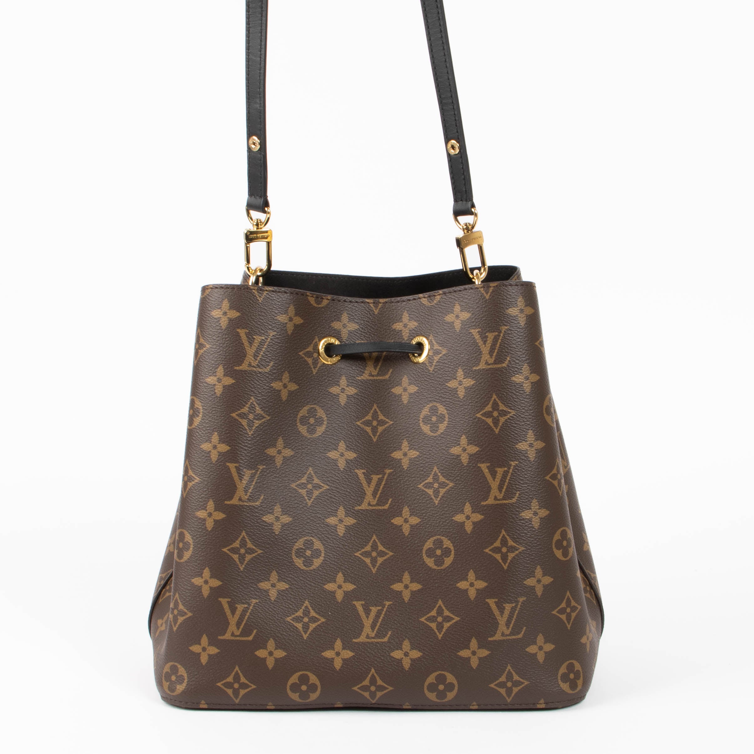 Louis Vuitton Monogram/Black NéoNoé Bucket Bag – Labellov