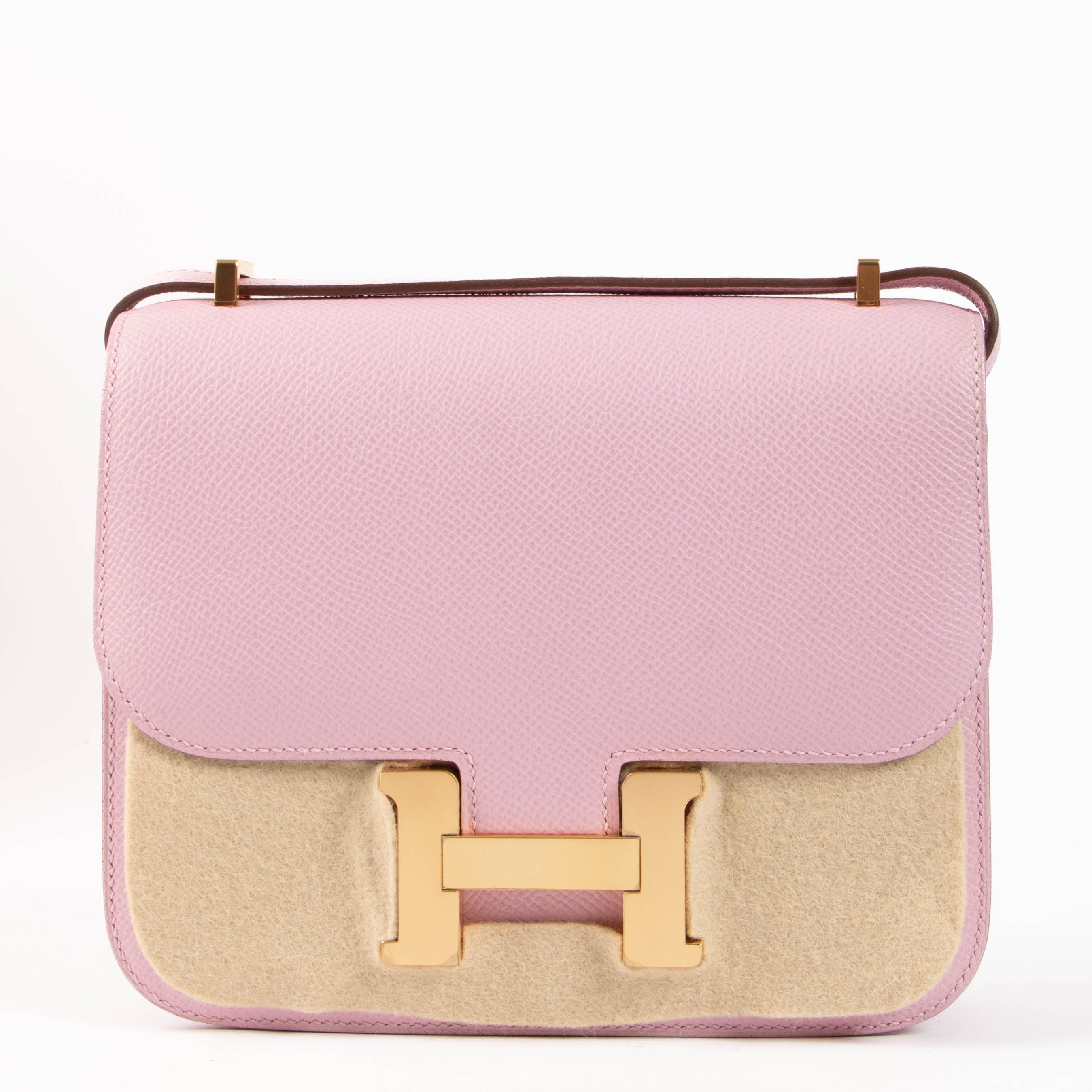 Hermès Constance Mini Mauve Sylvestre Epsom GHW Bag – Labellov