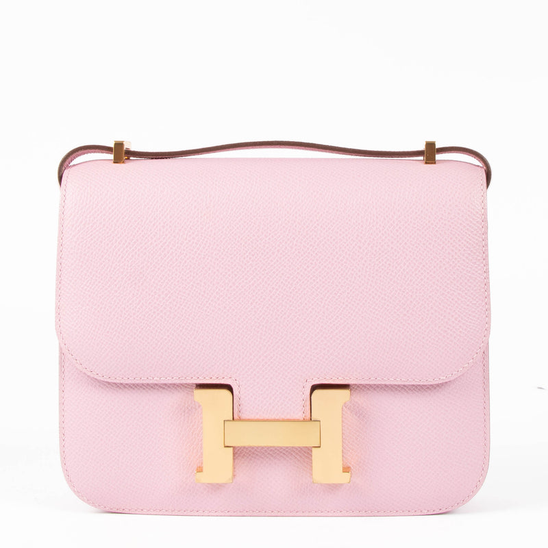 Hermès Constance Mini Mauve Sylvestre Epsom GHW Bag