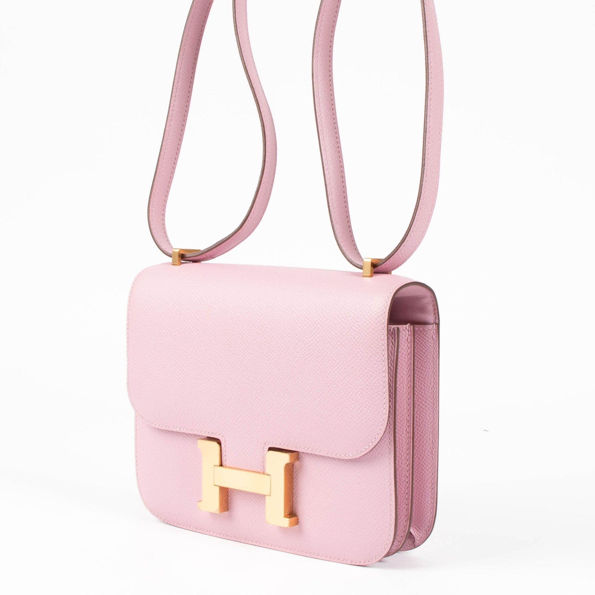 Hermès Constance Mini Mauve Sylvestre Epsom GHW Bag
