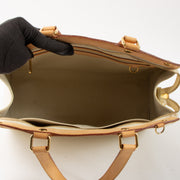 Shop this authentic Louis Vuitton Blanc Corail Monogram Vernis Brea GM Bag pre-loved on Labellov.com