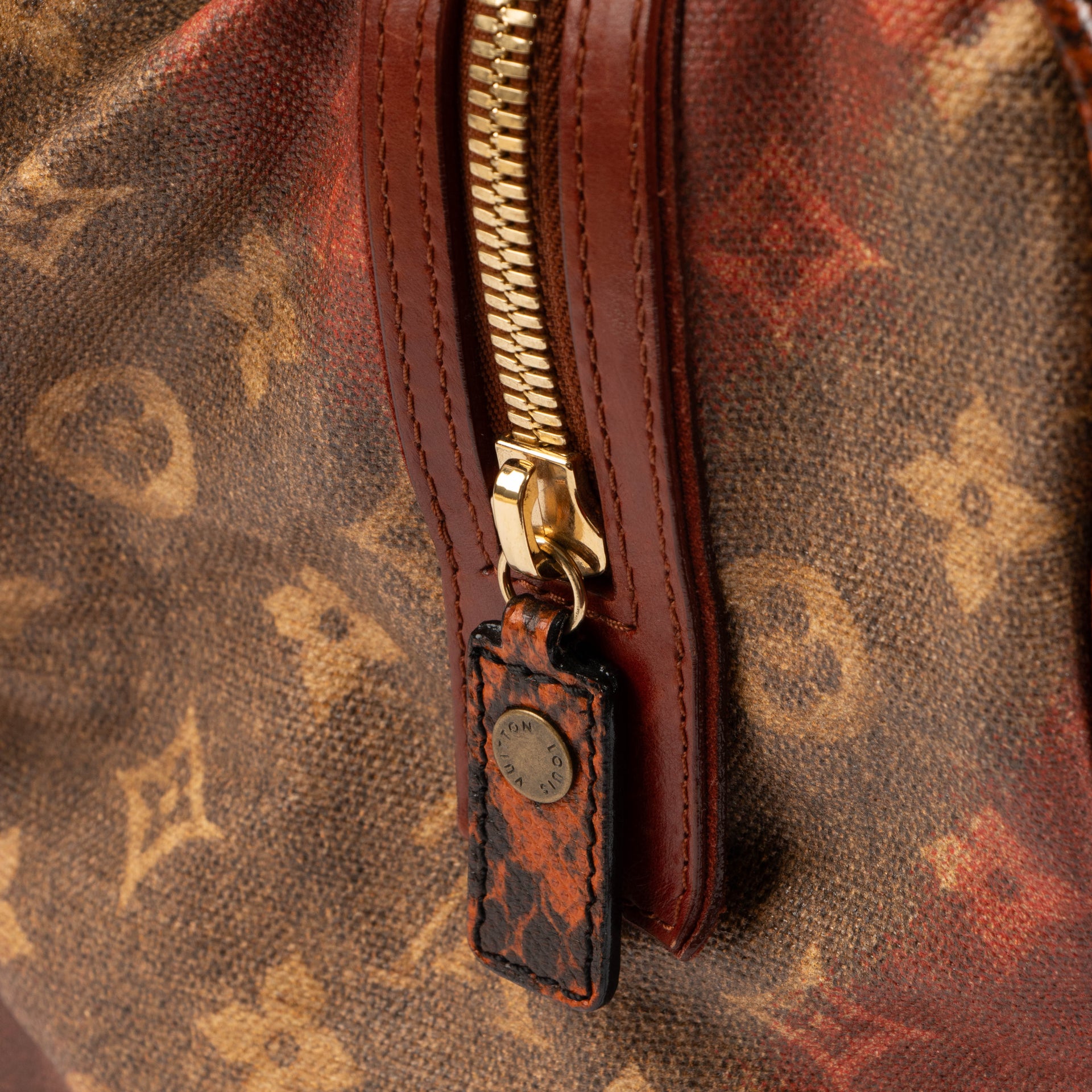 Louis Vuitton Richard Prince Red Mancrazy Jokes Bag