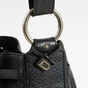 Shop this authentic Delvaux Blue Toile de Cuir Gibus Bucket Bag pre-loved on Labellov.com