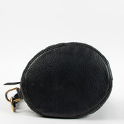 Shop this authentic Delvaux Blue Toile de Cuir Gibus Bucket Bag pre-loved on Labellov.com