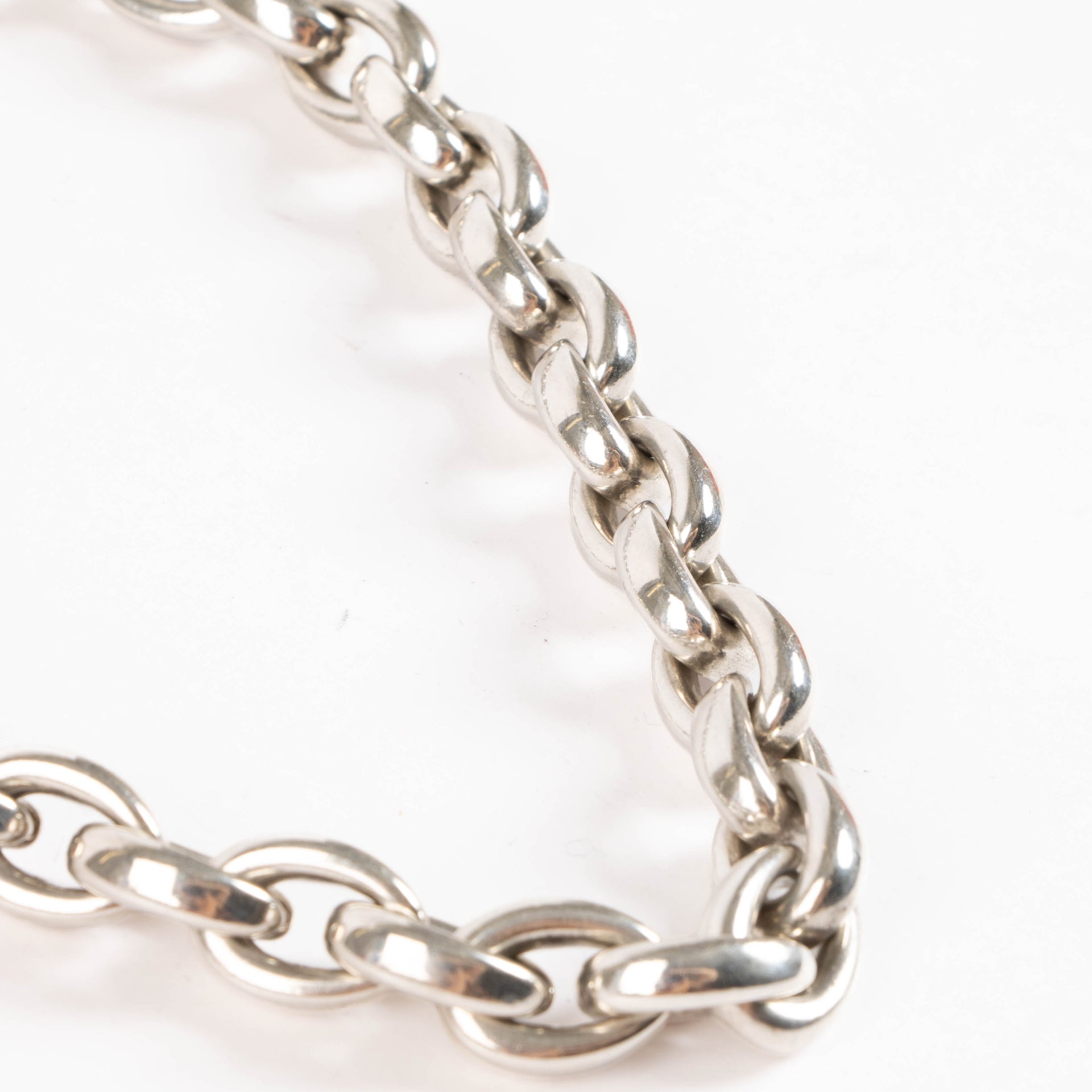 Hermes Sterling Silver Acrobat MM Necklace