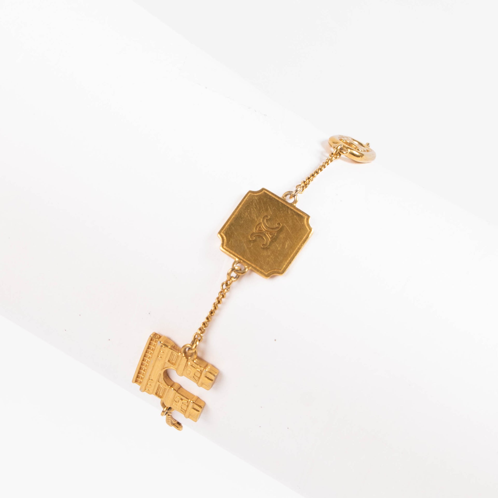 Celine Gold Maillon Triomphe Signature Bracelet