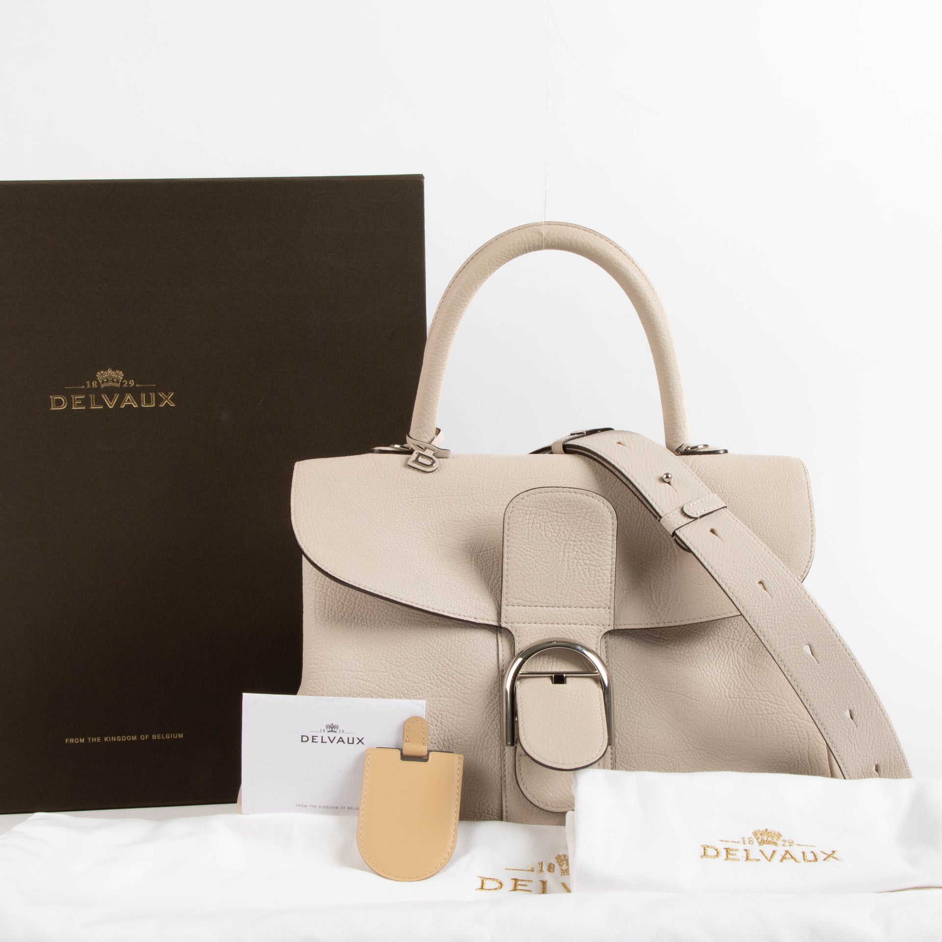 Delvaux Sesame Sequoia Calf Brillant GM Fly