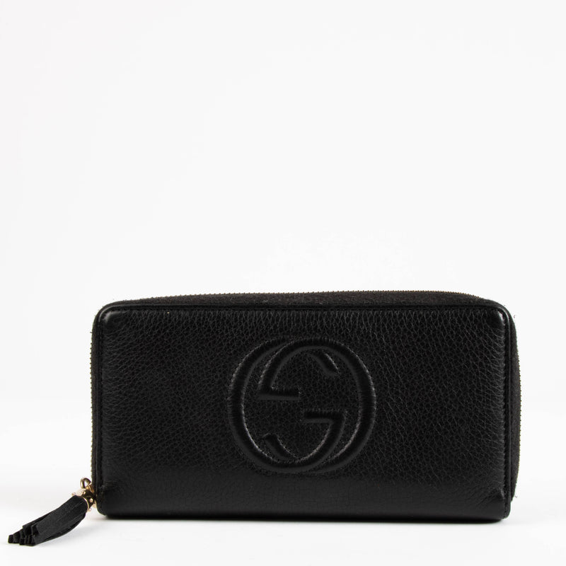 Gucci Black Soho Long Wallet