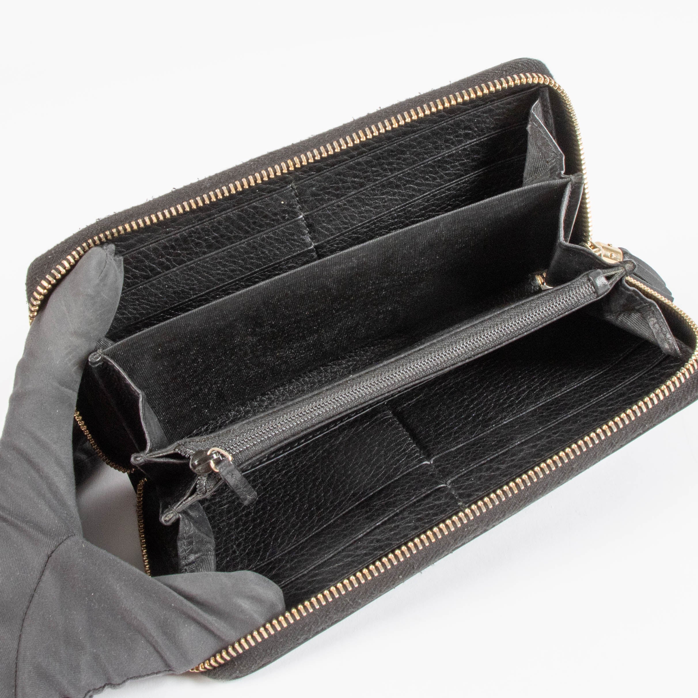 Gucci Black Soho Long Wallet – Labellov