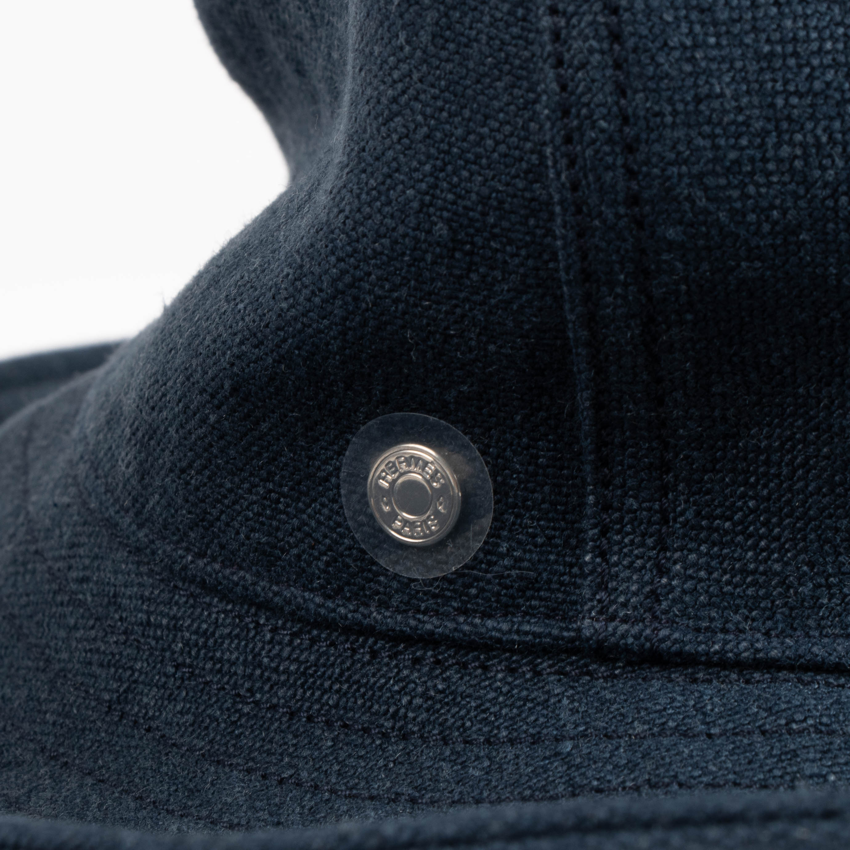 Hermes Dark Petrol Stonewashed Linen Hat – Labellov