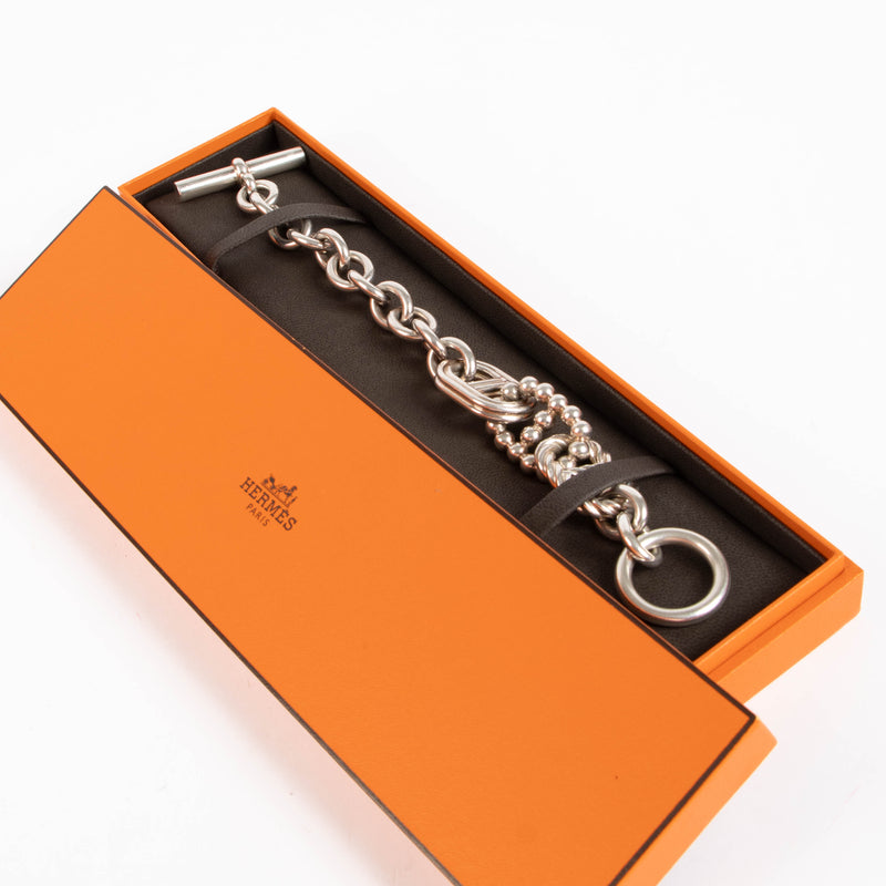 Hermès Sterling Silver Chaîne d'Ancre Parade TGM Bracelet