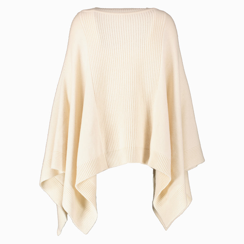 Hermes Cream Cashmere Poncho