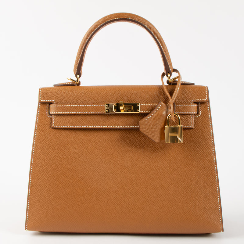 Hermès Kelly 25 Gold Epsom GHW
