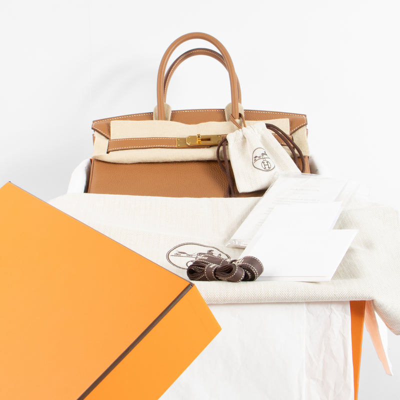 Hermès Birkin 30 Gold Togo GHW