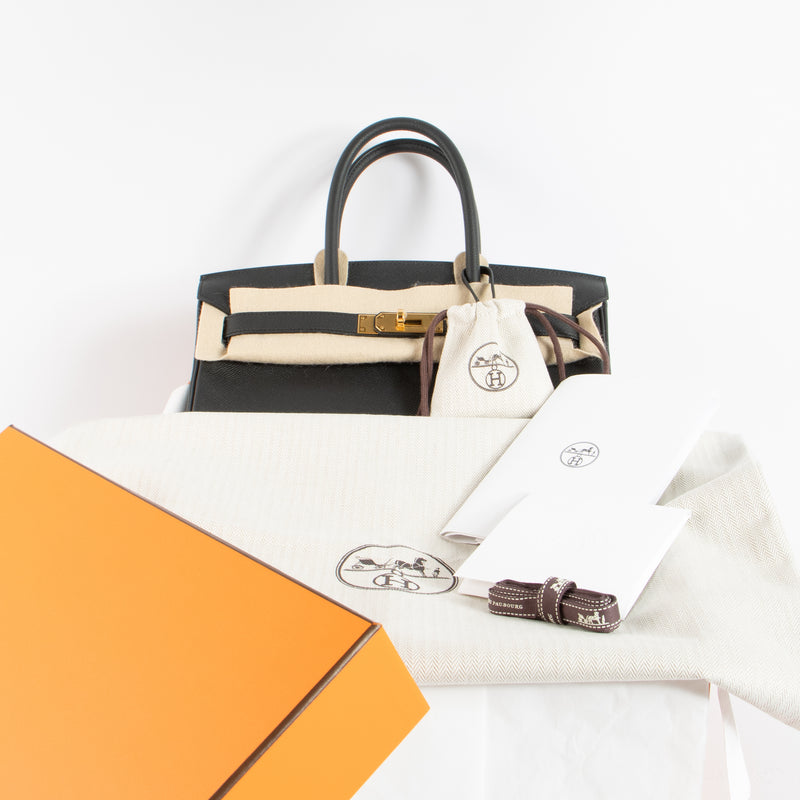 Hermès Birkin 30 Black Epsom GHW