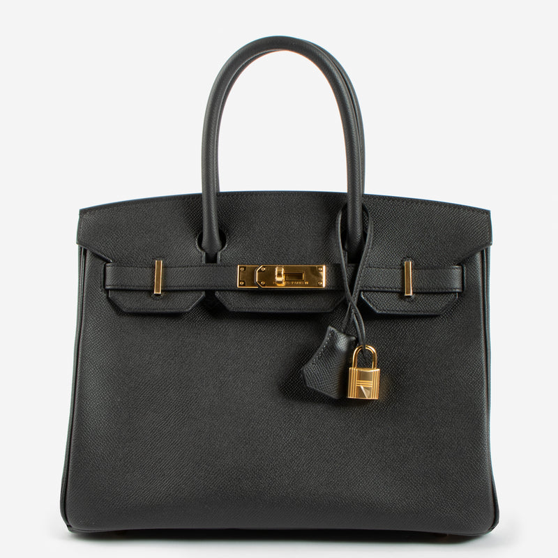 Hermès Birkin 30 Black Epsom GHW