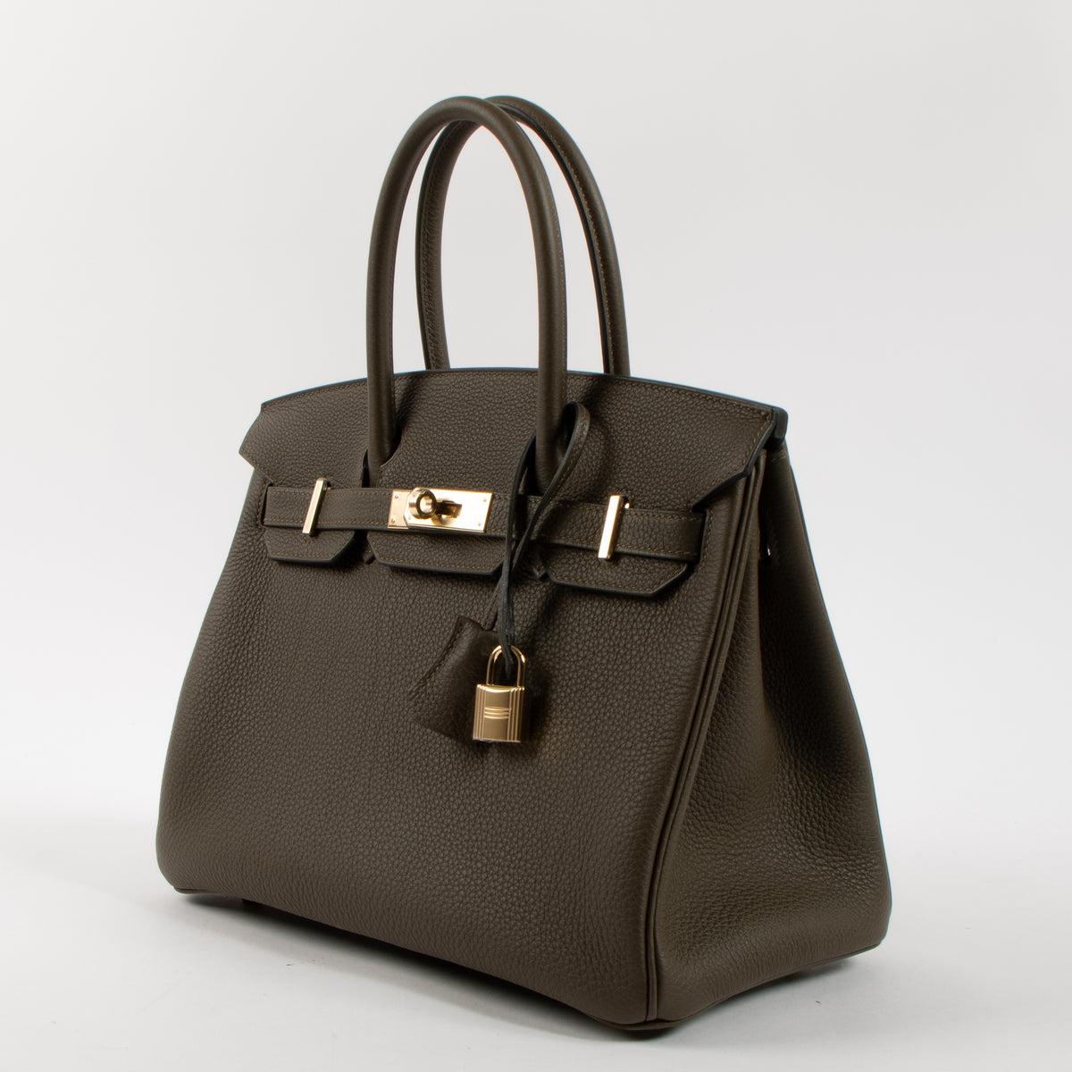 Hermès Birkin 30 Vert Loden Togo PBHW