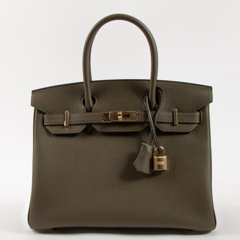 Hermès Birkin 30 Vert Loden Togo PBHW