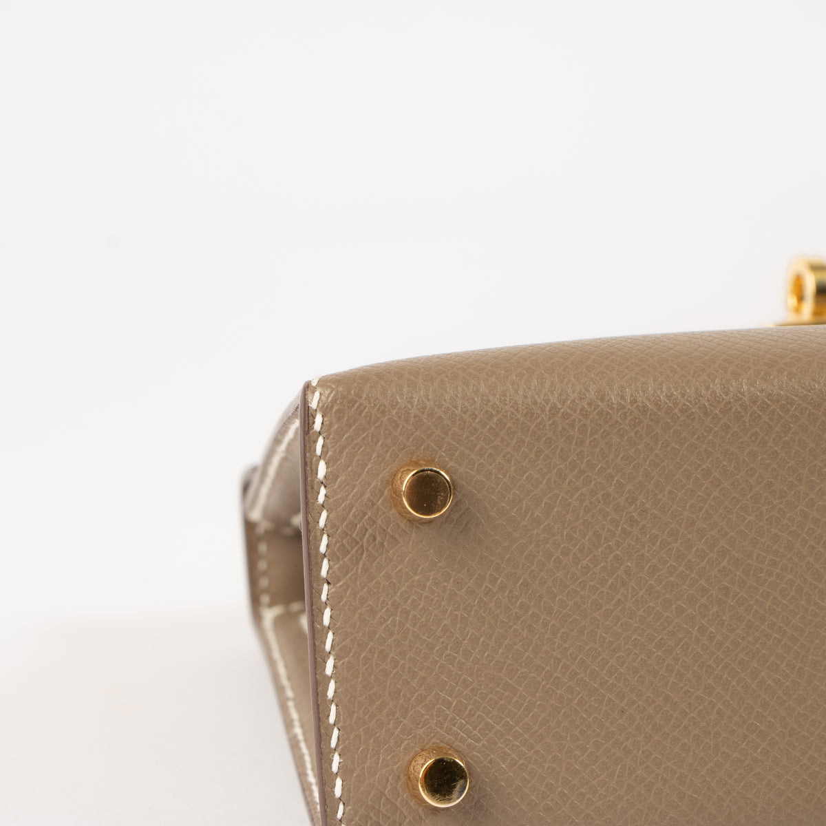 Hermes Kelly Mini II Etoupe Epsom GHW