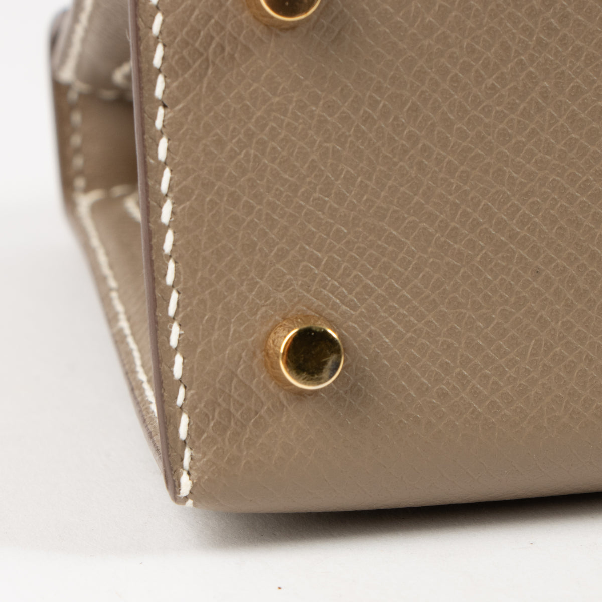 Hermes Kelly Mini II Etoupe Epsom GHW