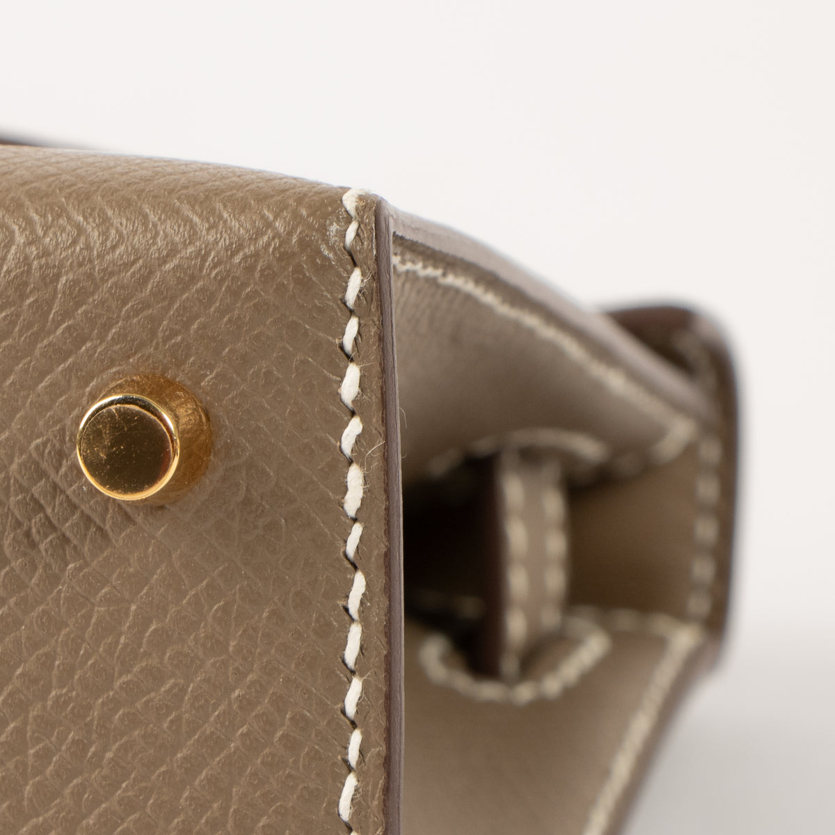 Hermes Kelly Mini II Etoupe Epsom GHW