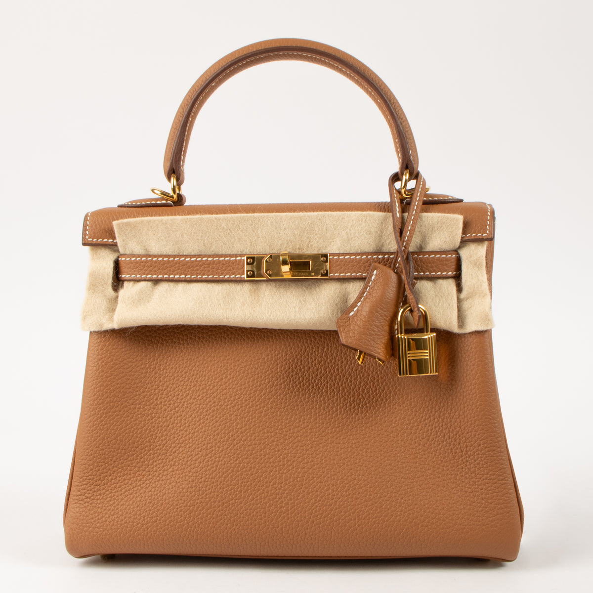 Hermès Kelly 25 Gold Togo GHW