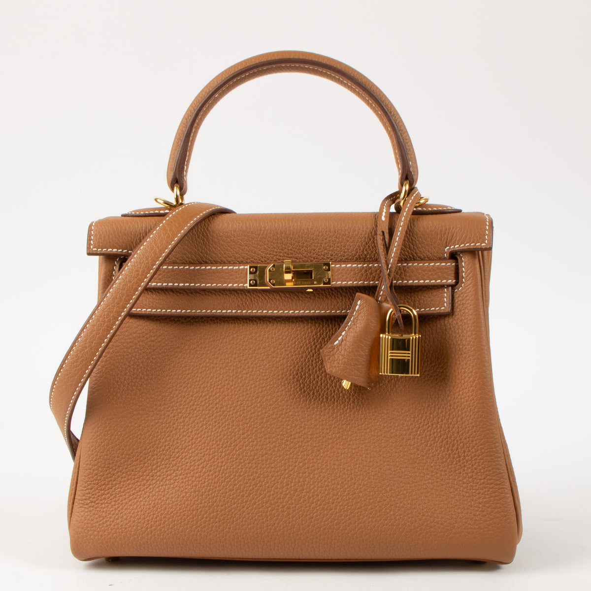 Hermès Kelly 25 Gold Togo GHW