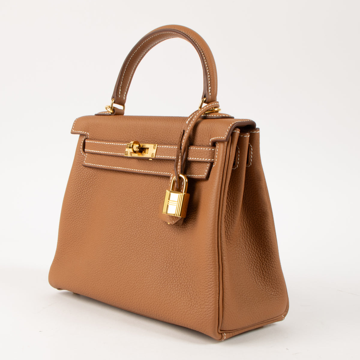 Hermès Kelly 25 Gold Togo GHW