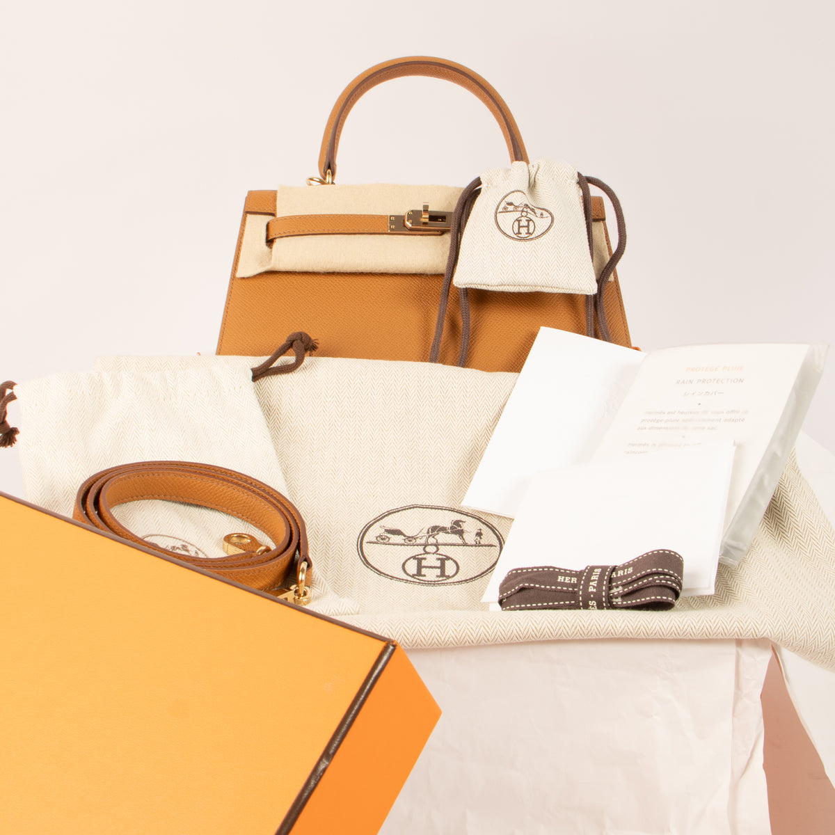 Hermès HSS Kelly 25 Gold Epsom GHW
