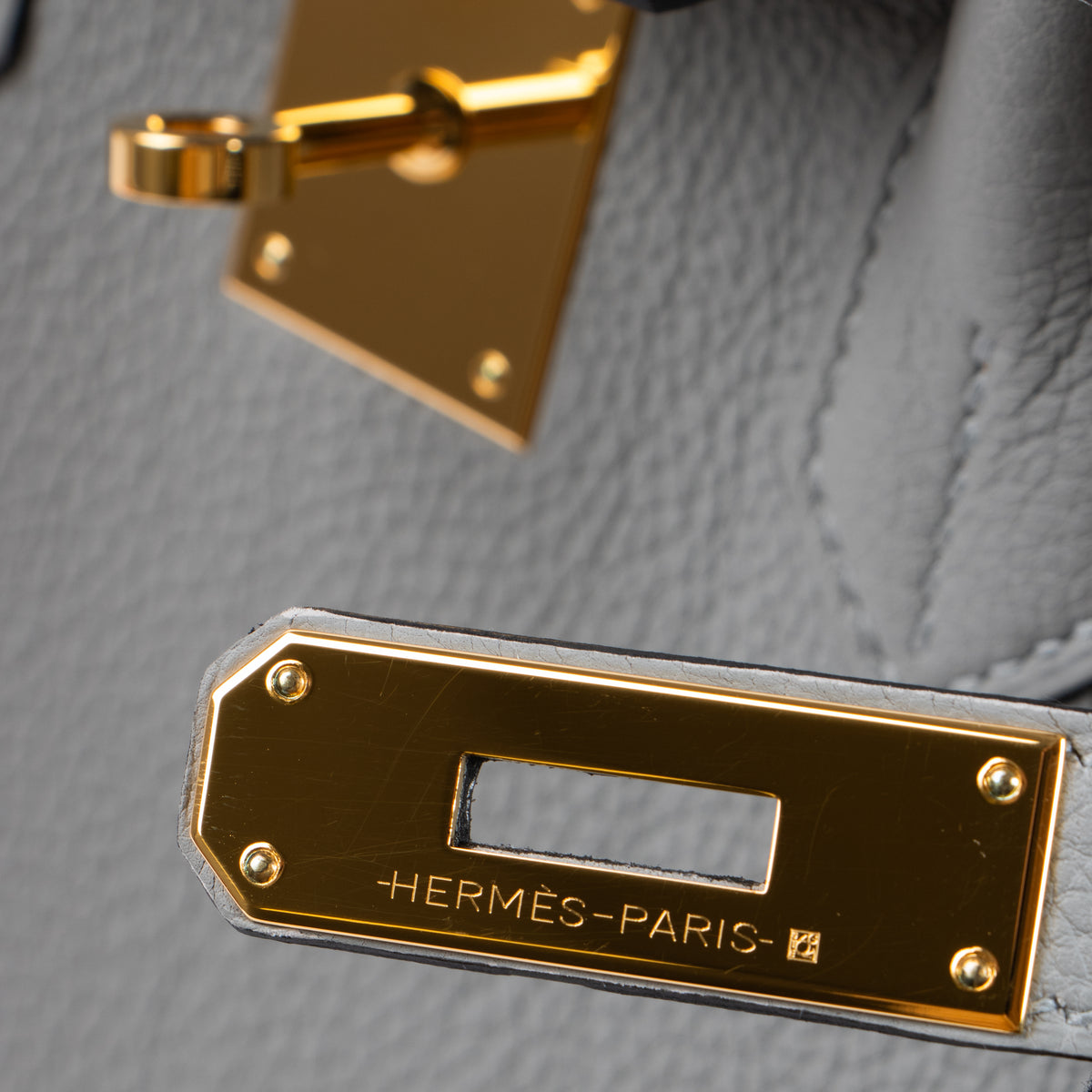 Hermès Birkin 30 Gris Mouette Togo GHW