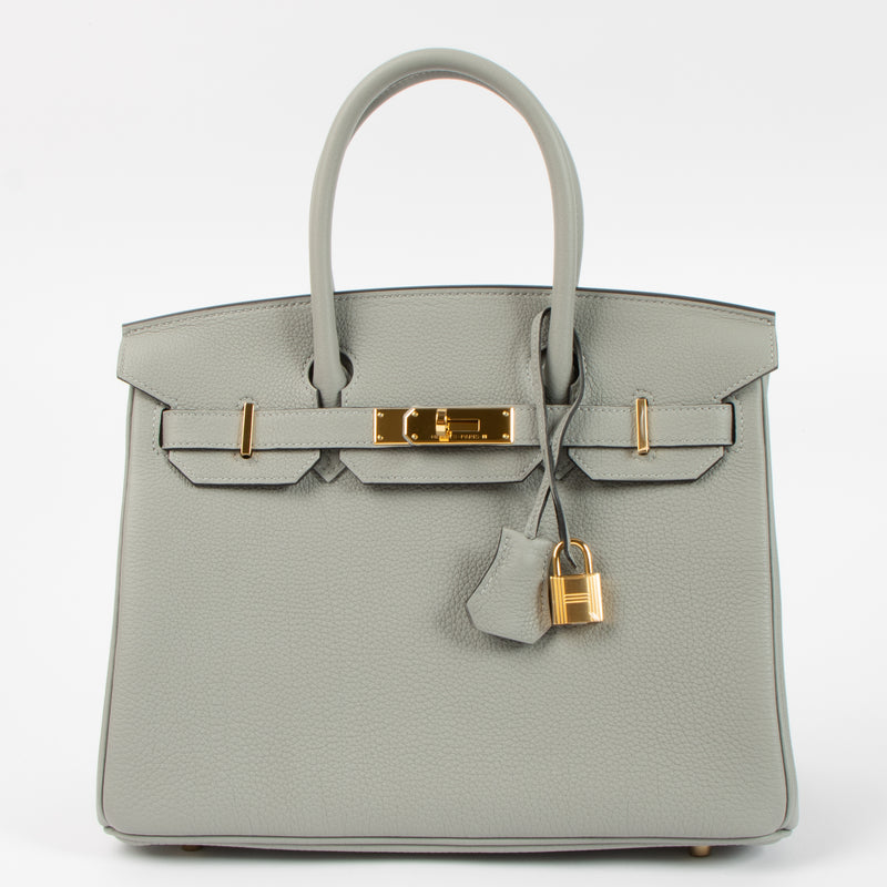 Hermès Birkin 30 Gris Mouette Togo GHW