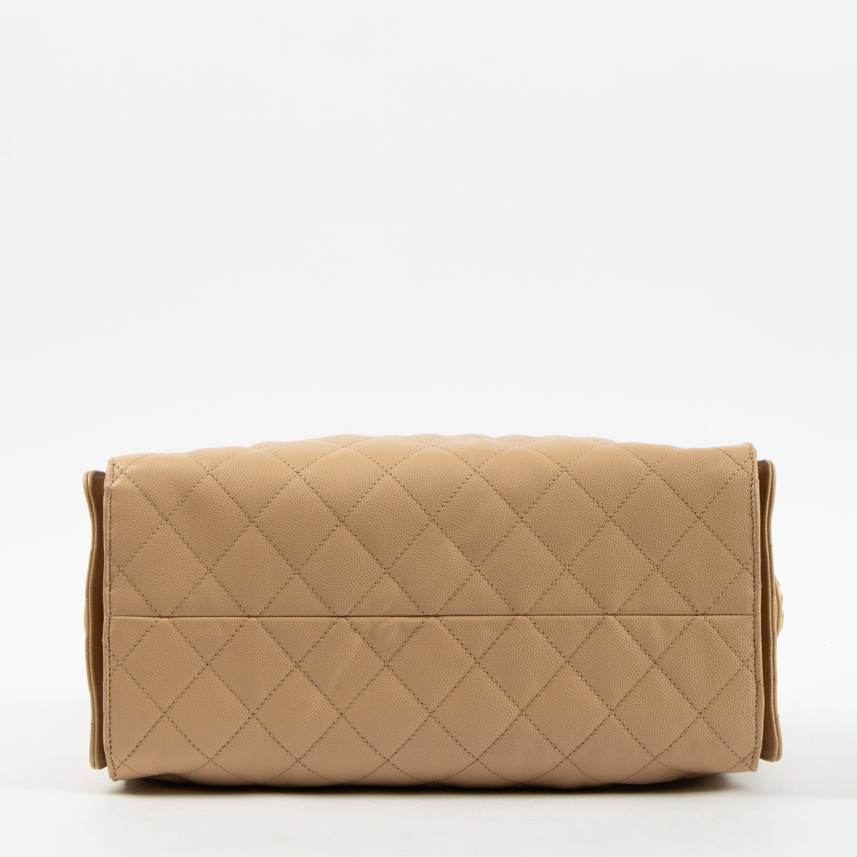 Chanel Beige Caviar Chanel 25 Medium Bag