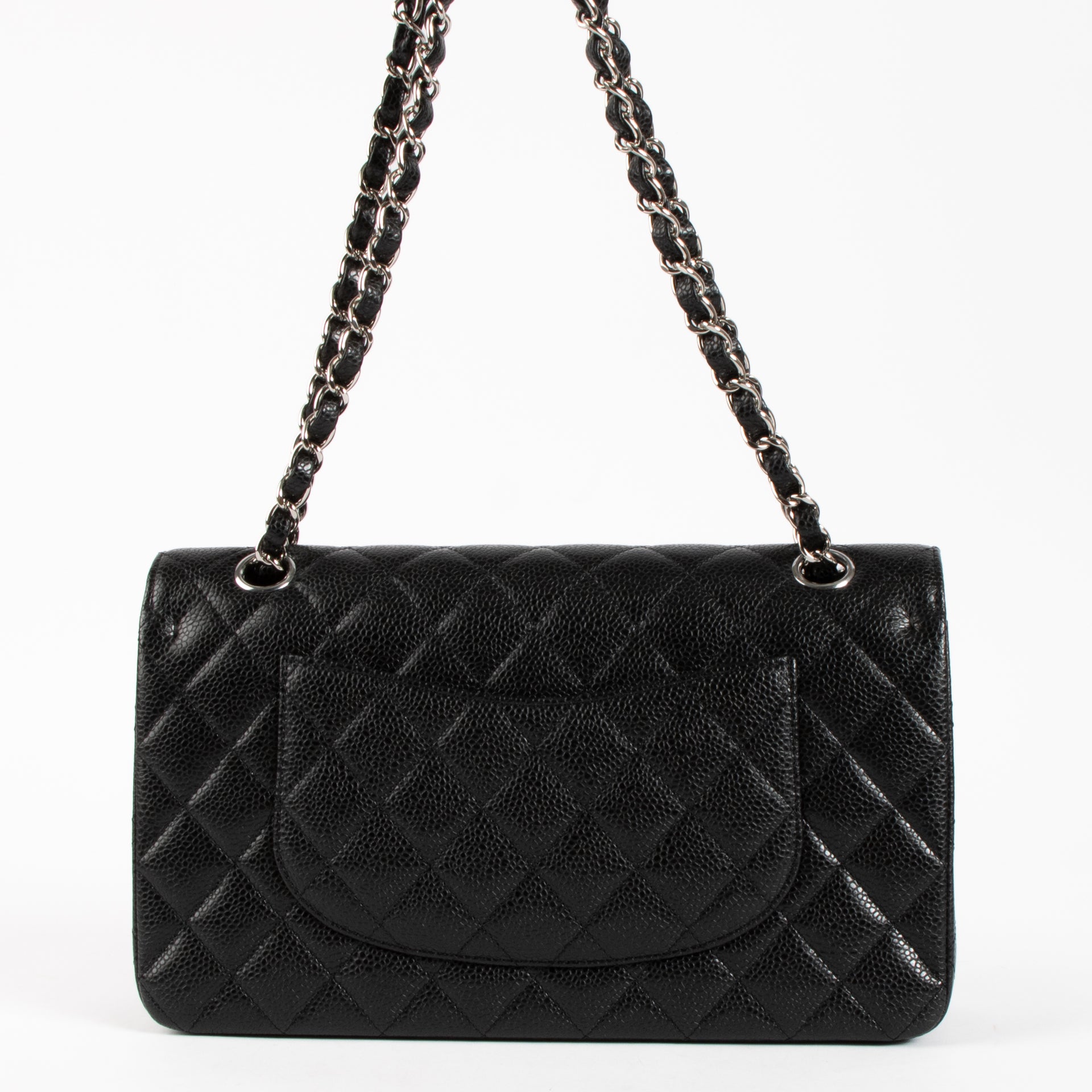 Chanel Black Caviar Medium Classic 11.12 Bag