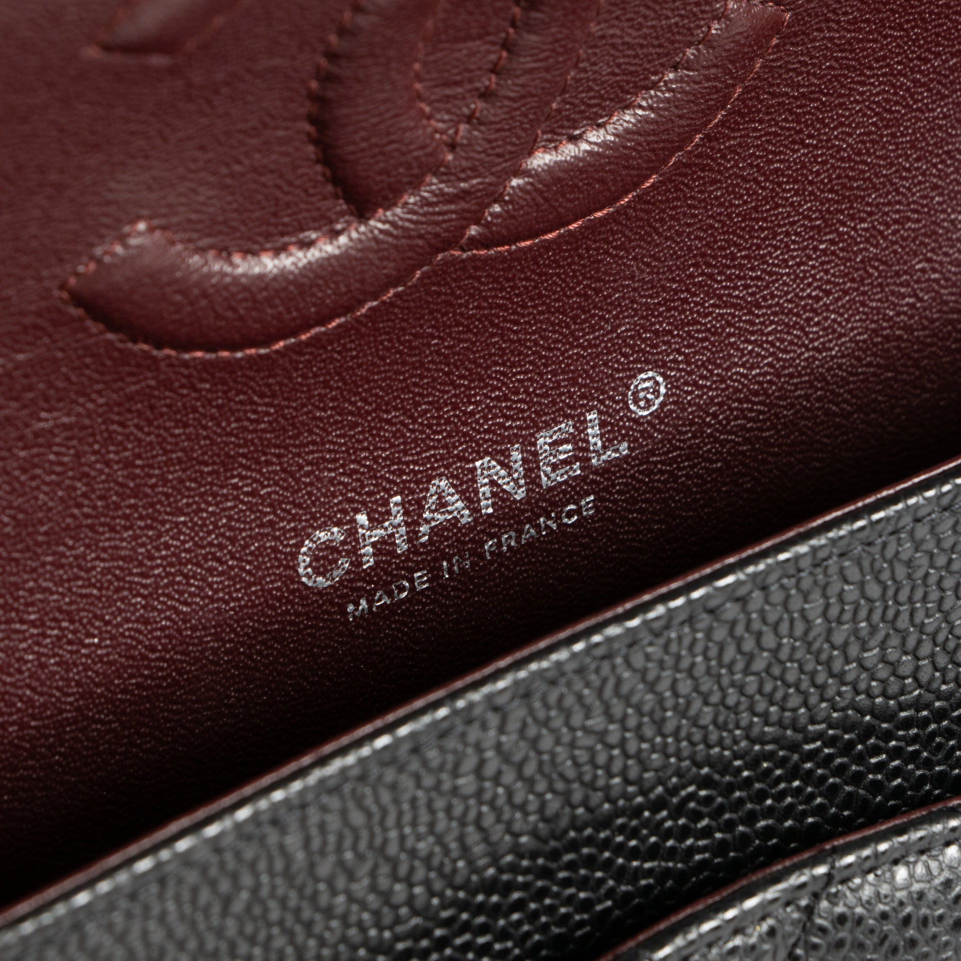 Chanel Black Caviar Medium Classic 11.12 Bag