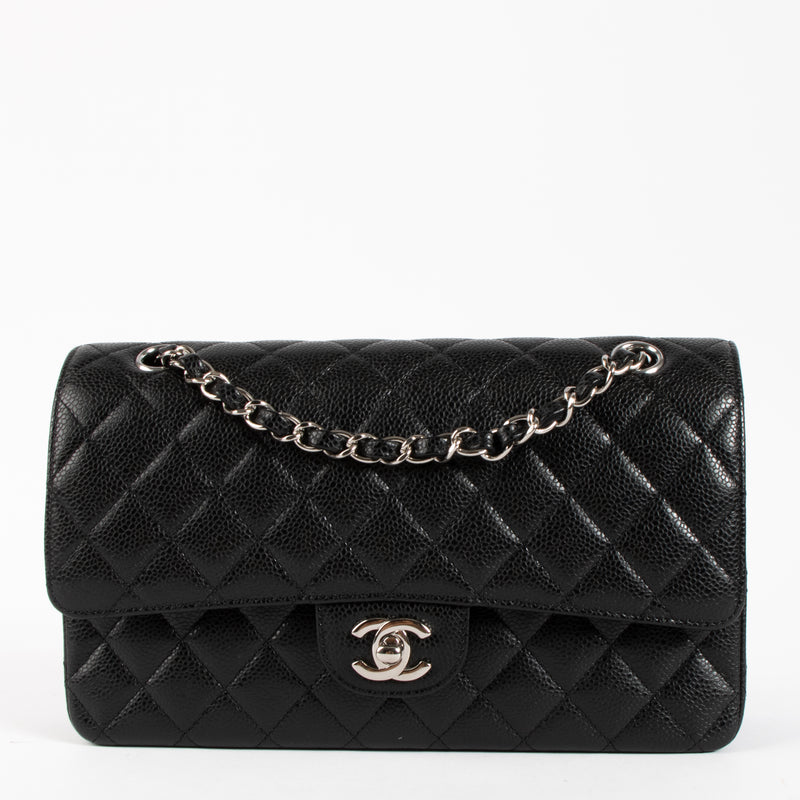 Chanel Black Caviar Medium Classic 11.12 Bag