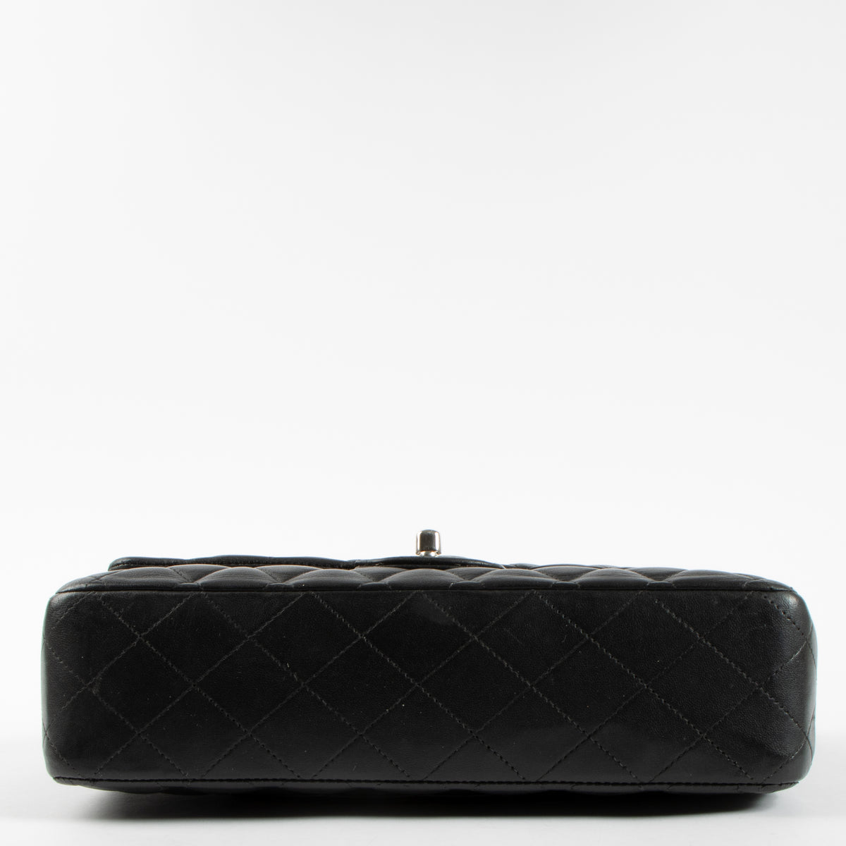 Shop authentic Chanel Black Lambskin Medium Classic 11.12 Handbag on Labellov.com.