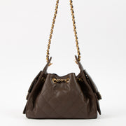 Shop this authentic Chanel Dark Brown Chanel 25 mini pre-loved on Labellov.com
