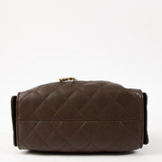 Shop this authentic Chanel Dark Brown Chanel 25 mini pre-loved on Labellov.com