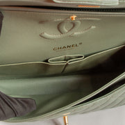 Shop this authentic luxury Chanel Green Caviar Medium Classic 11.12 bag Pre-Loved on Labellov.com