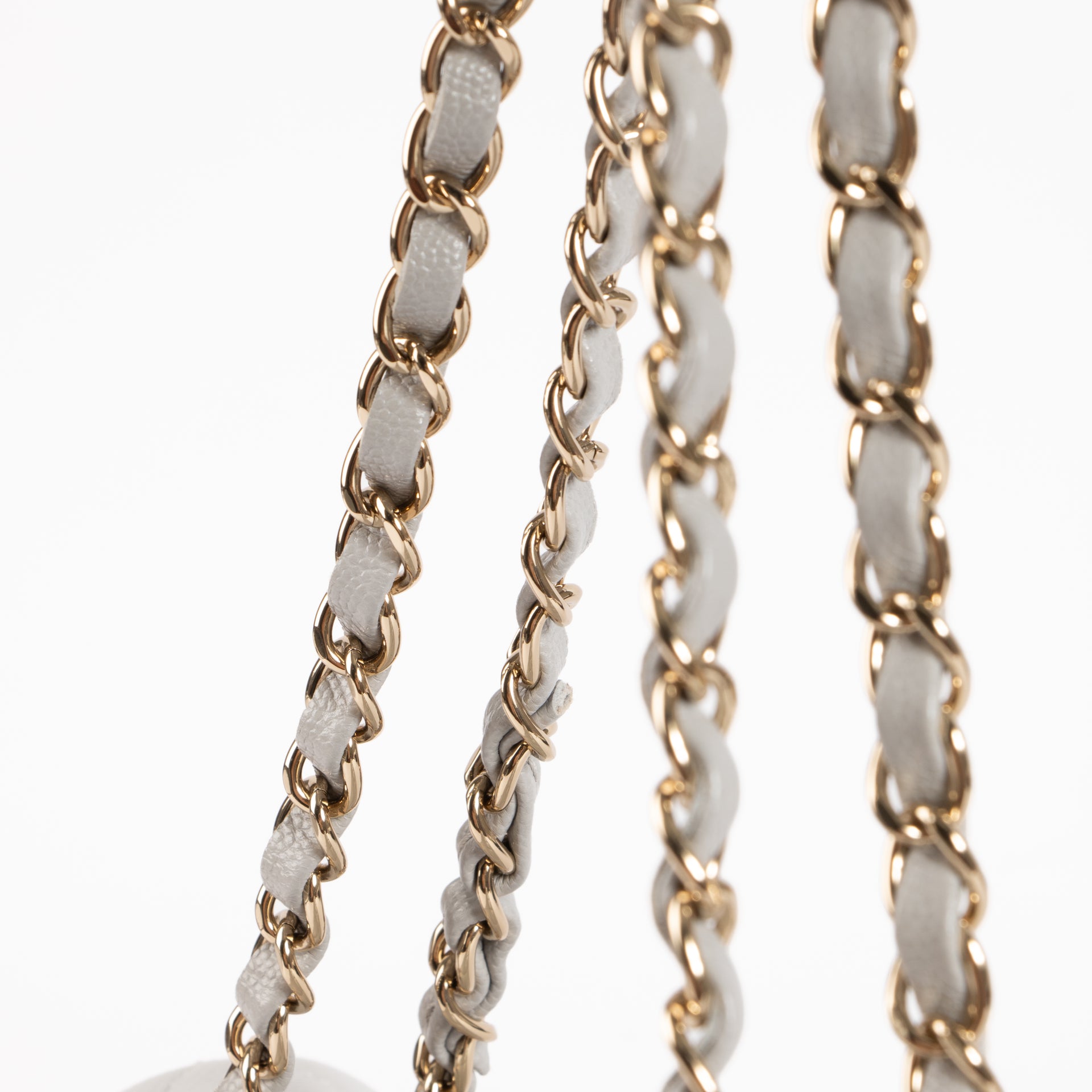 Chanel Grey Caviar Medium Classic 11.12 Bag