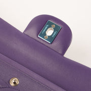 Shop this authentic Chanel Purple Lambskin Medium Classic 11.12 Handbag pre-loved on Labellov.com