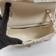Shop the authentic Chanel Tweed Mini Classic Handbag second hand on Labellov.com!