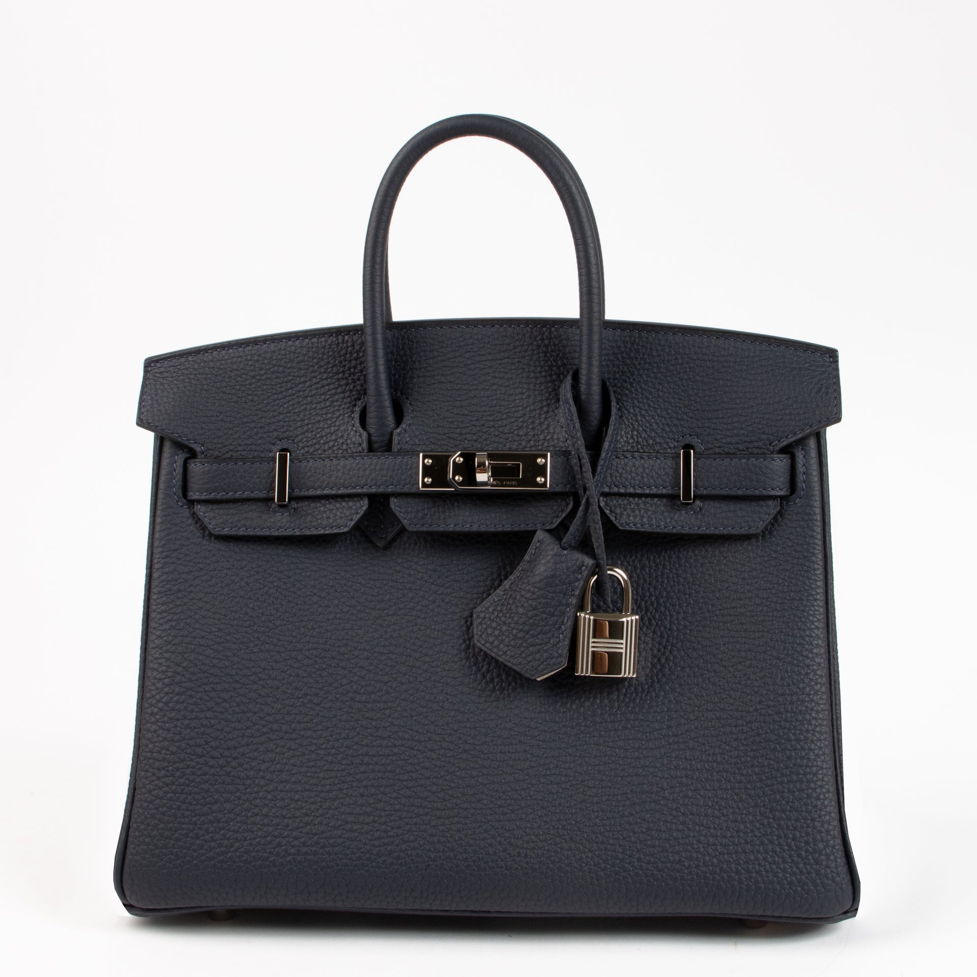 Hermès HSS Birkin 25 Bleu Nuit/Nata Togo PHW