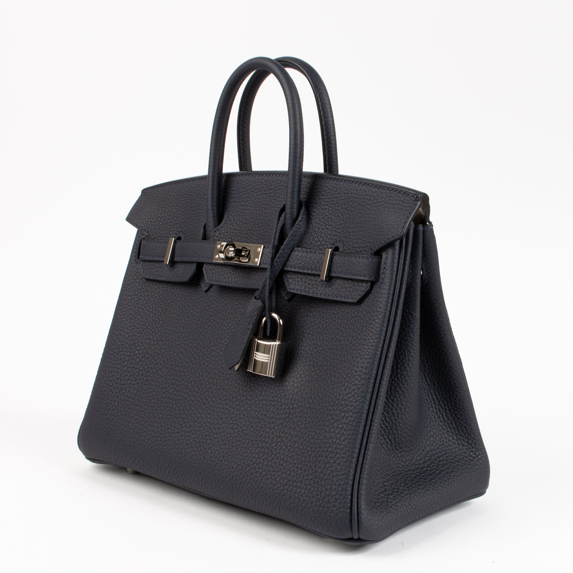 Hermès HSS Birkin 25 Bleu Nuit/Nata Togo PHW