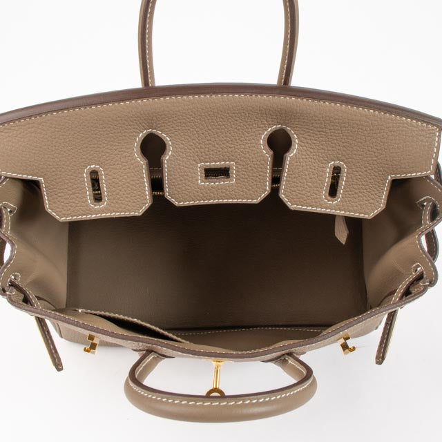 Hermès Birkin 25 Etoupe Togo GHW