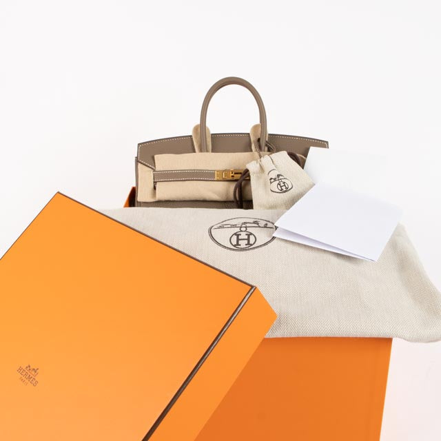 Hermès Birkin 25 Etoupe Togo GHW