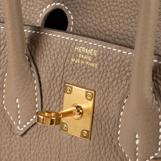 Hermès Birkin 25 Etoupe Togo GHW
