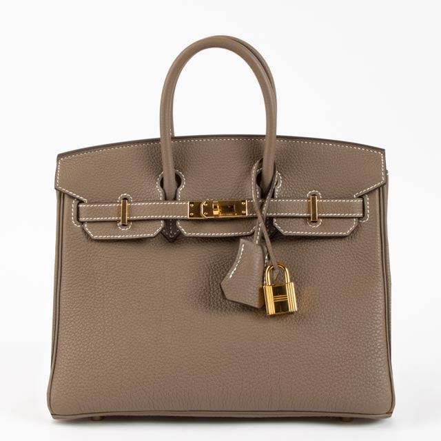 Hermès Birkin 25 Etoupe Togo GHW